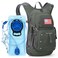Maelstrom Hydration Hiking Backpack with 2L3L Water Bladder Water Running Backpack Men Women Lightweight Insulation for Hiking Cycling Running Climbing Camping 3Olive Green 2L Bladder