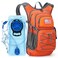 Maelstrom Hydration Hiking Backpack with 2L3L Water Bladder Water Running Backpack Men Women Lightweight Insulation for Hiking Cycling Running Climbing Camping 2Orange 2L Bladder