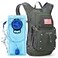 Maelstrom Hydration Hiking Backpack with 2L3L Water Bladder Water Running Backpack Men Women Lightweight Insulation for Hiking Cycling Running Climbing Camping 3Olive Green 3L Bladder