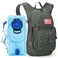 Maelstrom Hydration Hiking Backpack with 2L3L Water Bladder Water Running Backpack Men Women Lightweight Insulation for Hiking Cycling Running Climbing Camping 3Olive Green 3L Bladder
