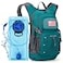 Maelstrom Hydration Hiking Backpack with 2L3L Water Bladder Water Running Backpack Men Women Lightweight Insulation for Hiking Cycling Running Climbing Camping 6Cyan 2L Bladder