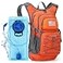 Maelstrom Hydration Hiking Backpack with 2L3L Water Bladder Water Running Backpack Men Women Lightweight Insulation for Hiking Cycling Running Climbing Camping 2Orange 3L Bladder