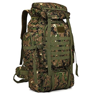 W WINTMING Hiking Backpack for Men 70L100L Camping Backpack Military Rucksack Molle 3 Days Assault Pack for Climbing