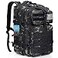 Prospo 40L Military Tactical Shoulder Backpack for Survival Molle Bag Pack Fishing Backpack for Tackle Storage Black CP