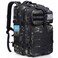 Prospo 40L Military Tactical Shoulder Backpack for Survival Molle Bag Pack Fishing Backpack for Tackle Storage Black CP