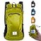 4Monster Hiking DaypackWater Resistant Lightweight Packable Backpack for Travel Camping Outdoor Yellow green 16L