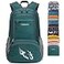 FENGDONG 35L Lightweight Foldable Waterproof Packable Travel Hiking Backpack Daypack for men women Dark Green