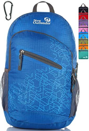 Outlander Packable Handy Lightweight Travel Hiking Backpack DaypackDark BlueL