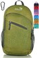 Outlander Packable Handy Lightweight Travel Hiking Backpack DaypackGreenL