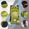 4Monster Hiking DaypackWater Resistant Lightweight Packable Backpack for Travel Camping Outdoor Yellow green 24L