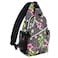 MOSISO Sling BackpackTravel Hiking Daypack Periwinkle Crossbody Shoulder Bag Gray