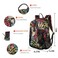 sinotron 22L Lightweight Packable Hiking Backpack Small Hiking Backpack Day Pack for Women Men Travel Camping Vacation Red Leaf