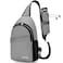 KUTQI Sling Backpack Crossbody Sling Bag for Men Travel Bag Shoulder Bag for Hiking Walking DisneyGrey