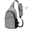 KUTQI Sling Backpack Crossbody Sling Bag for Men Travel Bag Shoulder Bag for Hiking Walking DisneyGrey