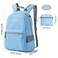 G4Free 20L Lightweight Packable Backpack Travel Hiking Daypack Foldable Backpack for Men WomenLight Blue
