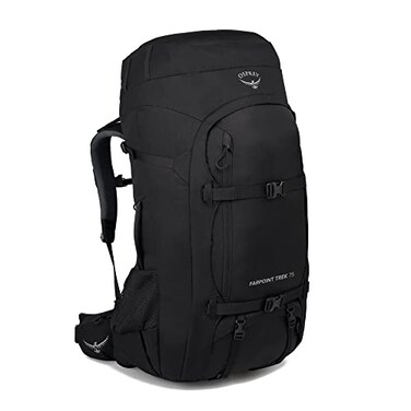 Osprey Farpoint Trek 75L Mens Travel Backpack Black