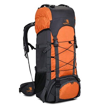 Bseash 60L Internal Frame Waterproof Hiking Camping Backpack with Rain Cover Large Outdoor Sport Travel Daypack Rucksack
