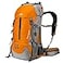 Loowoko 50L Hiking Backpack Waterproof Camping Essentials Bag with Rain Cover 455 Liter Lightweight Backpacking Back Pack