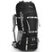 MOUNTAINTOP 70L Internal Frame Backpack Camping Backpacking Hiking Backpack for Men Women with Rain CoverBlack