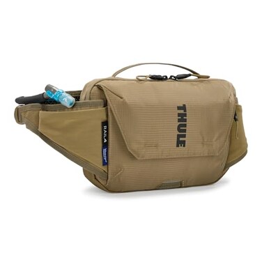 Thule Rail Hip Pack 4L Soft Zippered Phone Pocket 15L Water Bladder Included with Magnetic Hose Sleeve External Elastic Nutrition Pockets Inner Pockets for Organization