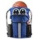 BeeGreen Royal Blue XLarge Drawstring Backpack with Front Shoe Compartment and Multiple Pockets