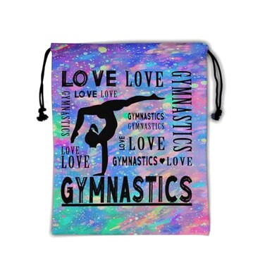 Giwawa Abstract Love Gymnastics Grip Bag Purple Blue Classic Gym Drawstring Bag 925 x 12