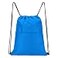 Vorspack Drawstring Backpack Water Resistant String Bag Sports Sackpack Gym Sack with Side Pocket for Men Women Blue