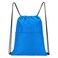 Vorspack Drawstring Backpack Water Resistant String Bag Sports Sackpack Gym Sack with Side Pocket for Men Women Blue