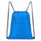 Vorspack Drawstring Backpack Water Resistant String Bag Sports Sackpack Gym Sack with Side Pocket for Men Women Blue