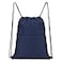 Vorspack Drawstring Backpack Water Resistant String Bag Sports Sackpack Gym Sack with Side Pocket for Men Women Navy