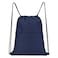Vorspack Drawstring Backpack Water Resistant String Bag Sports Sackpack Gym Sack with Side Pocket for Men Women Navy