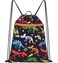 Luchike Drawstring Backpack for Kids Boys Sport Gym Beach Swim Travel Daypack