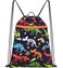 Luchike Drawstring Backpack for Kids Boys Sport Gym Beach Swim Travel Daypack