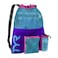 TYR Unisexs Big Mesh Mummy Backpack Bag PurpleBluePink 40L
