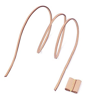 BAIXUEJI Vachetta Drawstring for Noe Bucket Bag Backpack Drawstring Beige colour S1