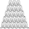 PLULON 25 Pcs White Drawstring Backpack Bags Bulk String Backpack Cinch Sack Pull Sport Gym Backpack Bags for Yoga Traveling Outdoor Sports