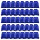 KUUQA 40Pcs Blue Drawstring Backpack Bags Sack Drawstring Bags Bulk String Backpack Storage Bags for Sport Gym Traveling
