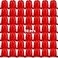 KUUQA 50Pcs Red Drawstring Backpack Bag Sack Drawstring Bags Bulk String Bags Storage Bags for Sport Gym Traveling
