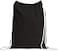 TBF 12 Pack Set of 12 Durable Cotton Canvas Drawstring Backpack Bags 14 W x 16 H Black