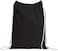 TBF 12 Pack Set of 12 Durable Cotton Canvas Drawstring Backpack Bags 14 W x 16 H Black