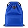 Vorspack Drawstring Backpack Water Resistant String Bag Cinch Bag Sports Gym Sack with Side Pocket for Men Women Blue