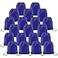 BeeGreen 20 Pieces Royal Blue Drawstring Backpack Bags Bulk Large Personalized Christmas String Bag Perfect for DIY Gym Cinch Sack Solid for Women and Men
