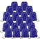 BeeGreen 20 Pieces Royal Blue Drawstring Backpack Bags Bulk Large Personalized Christmas String Bag Perfect for DIY Gym Cinch Sack Solid for Women and Men