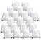 BeeGreen Drawstring Bags Backpacks Bulk 20 Pieces White Gym Cinch Bags String Backpack for Sports Sack Personlized Sackpacks DIY Heat Vinyl