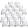 BeeGreen Drawstring Bags Backpacks Bulk 20 Pieces White Gym Cinch Bags String Backpack for Sports Sack Personlized Sackpacks DIY Heat Vinyl