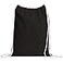 TBF Cotton Drawstring Backpack Gym Sack Canvas Cinch Sport Pack for Men Women Set of 12 Black
