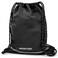 Meister XL Drawstring Backpack String Bag Waterproof Gym Sackpack BlackReflective