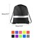 KUUQA 15 Pack Drawstring Backpack Bag Bulk Reflective Backpack String Bags Cinch Sack Backpack for Team Yoga Sport Gym Traveling