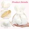 Lurrose Bunny Bags Drawstring Bag for Makeup Cute Fluffy Plush Bunny Storage Bags with Drawstring