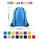 FEPITO 22 Pack Drawstring Bags String Backpack Bulk Sack Cinch Bag Sport Bags for School Gym Traveling